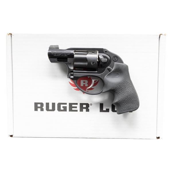 RUGER 38 SPL. LCR DAO REVOLVER & POCKET HOLSTER.