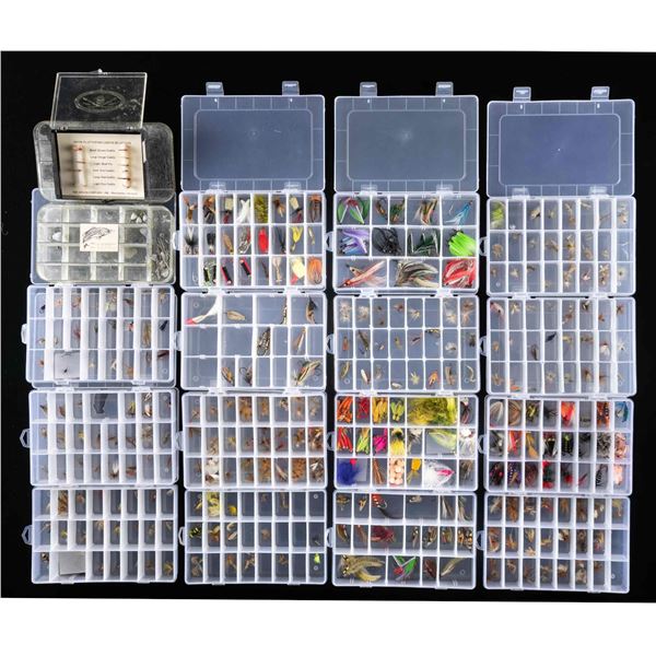 LARGE LOT OF TROUT FLIES.