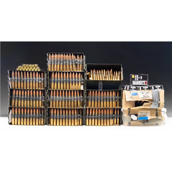 ABOUT 1200 RDS. OF 50 BMG BALL AMMO.