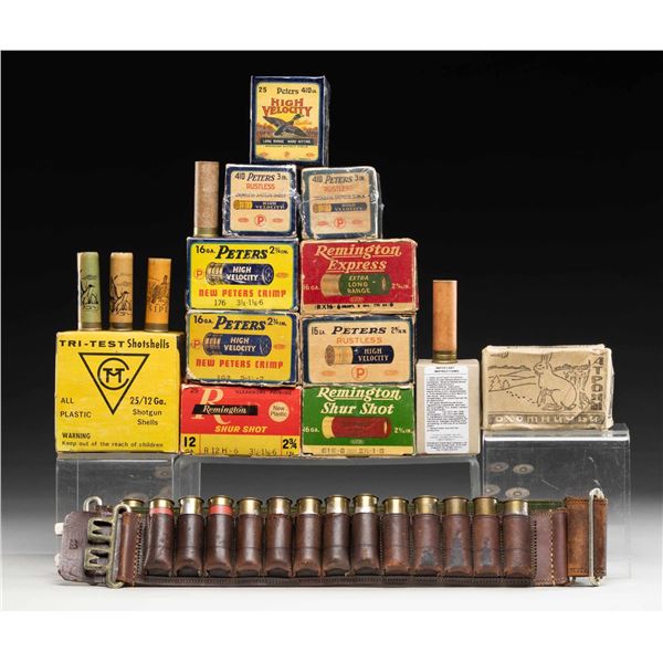 LOT OF VINTAGE SHOTGUN AMMUNITION.