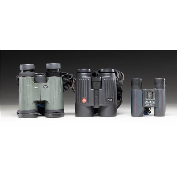 3 PAIR GOOD QUALITY BINOCULARS.