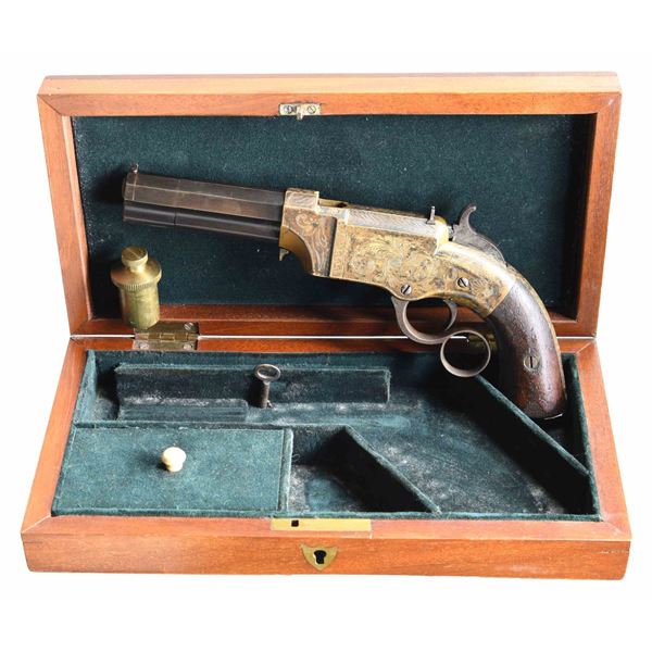 CUSTOM CASED & ENGRAVED NEW HAVEN ARMS NO. 1