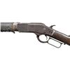 Image 4 : WINCHESTER 1873 TACK AND LEATHER ADORNED LEVER