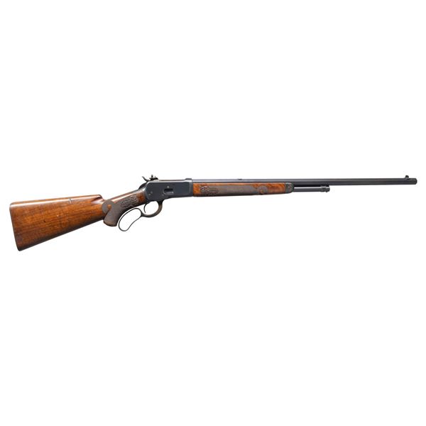 WINCHESTER MODEL 92 DELUXE LEVER ACTION RIFLE.