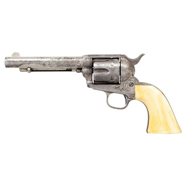 PERIOD NEW YORK ENGRAVED COLT SINGLE ACTION ARMY