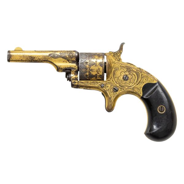 PERIOD ENGRAVED, INSCRIBED, & GOLD PLATED COLT