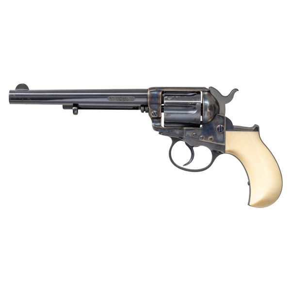 EXCEPTIONAL IVORY GRIPPED COLT MODEL 1877