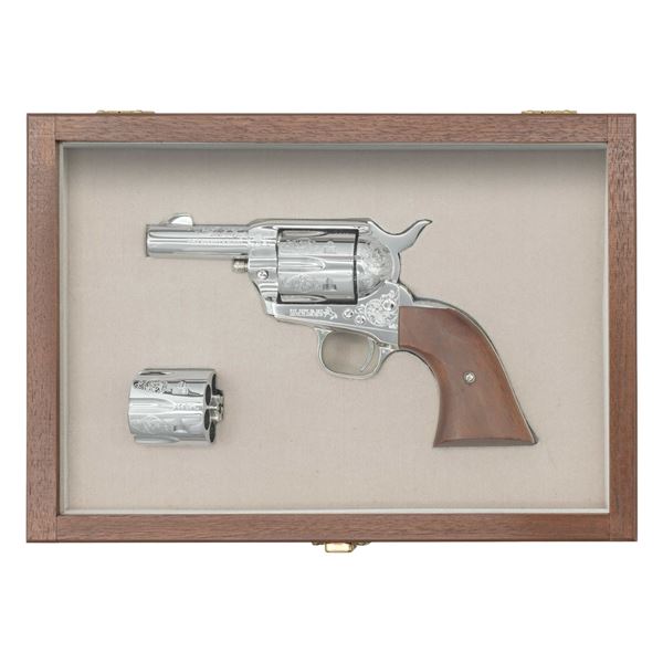 CASED FACTORY CLASS "A" ENGRAVED DUAL CALIBER COLT