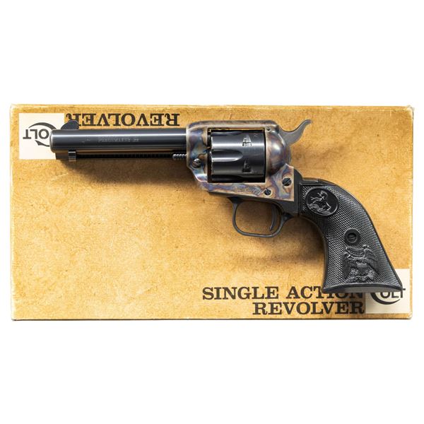 LETTERED COLT PEACEMAKER .22 REVOLVER WITH FACTORY