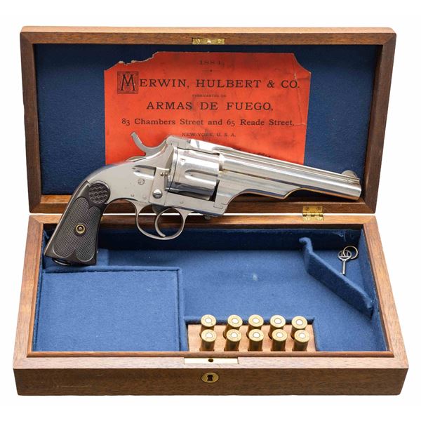 CASED MERWIN & HULBERT 4TH MODEL LARGE FRAME DA