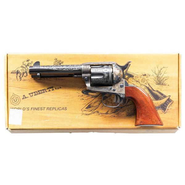 ENGRAVED TAYLOR'S CATTLEMAN SAA REVOLVER.