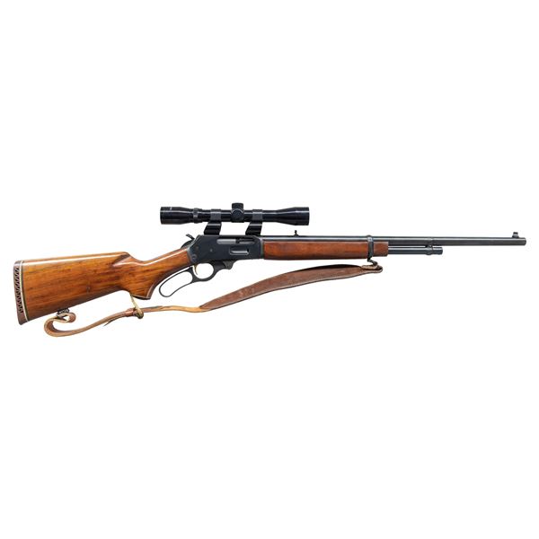 "JM" MARLIN MODEL 444S LEVER ACTION RIFLE.
