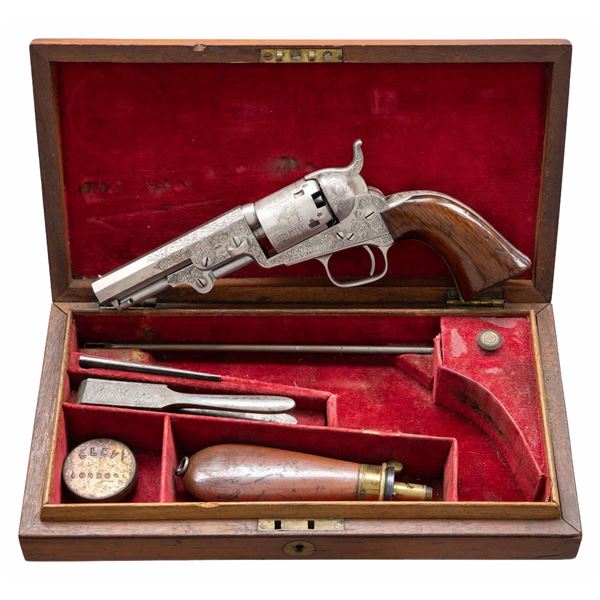 CASED CUSTOMIZED LONDON COLT MODEL 1849 POCKET