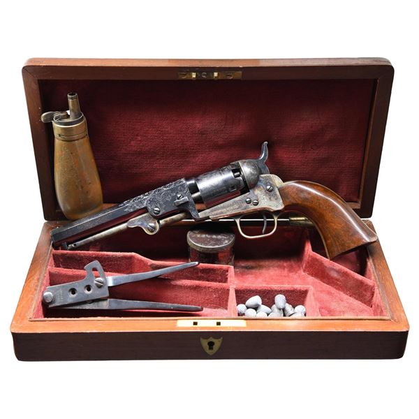 FANTASY CUSTOM CASED & ENGRAVED COLT 1862 LONDON