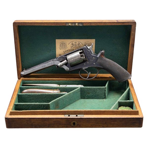 FINE CASED CIVIL WAR ERA LARGE BORE TRANTER