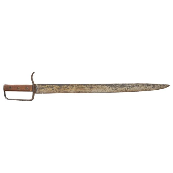 BIG CONFEDERATE D-GUARD BOWIE KNIFE.