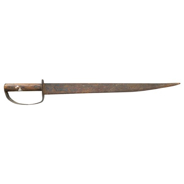 MASSIVE SOUTHWESTERN D-GUARD BOWIE KNIFE.