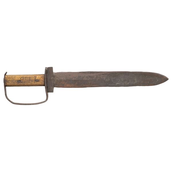 CONFEDERATE D-GUARD BOWIE KNIFE.