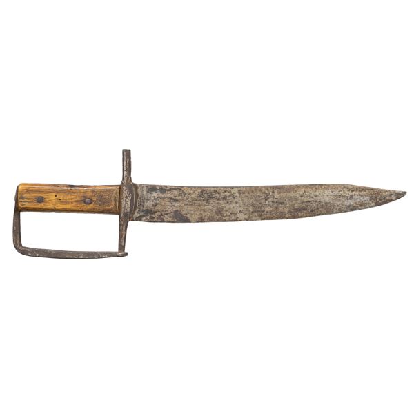 CONFEDERATE D-GUARD BOWIE KNIFE.