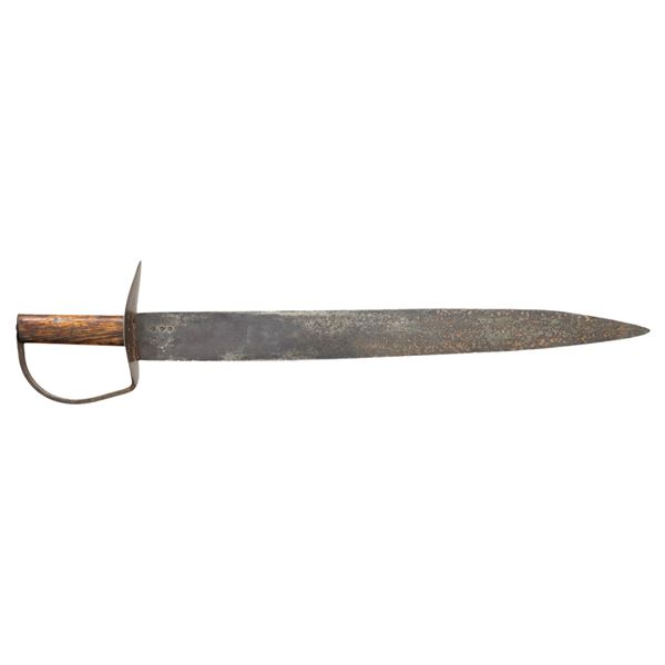 CONFEDERATE D-GUARD BOWIE KNIFE.
