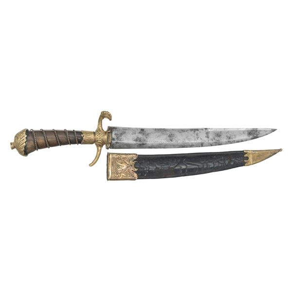18th CENTURY SIDE KNIFE ADAPTED FROM A HUNTING