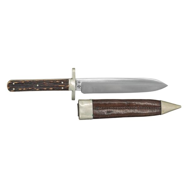 CIVIL WAR ERA BELT KNIFE BY ROGERS.