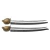Image 1 : TWO US. M1860 NAVAL CUTLASSES & SCABBARDS