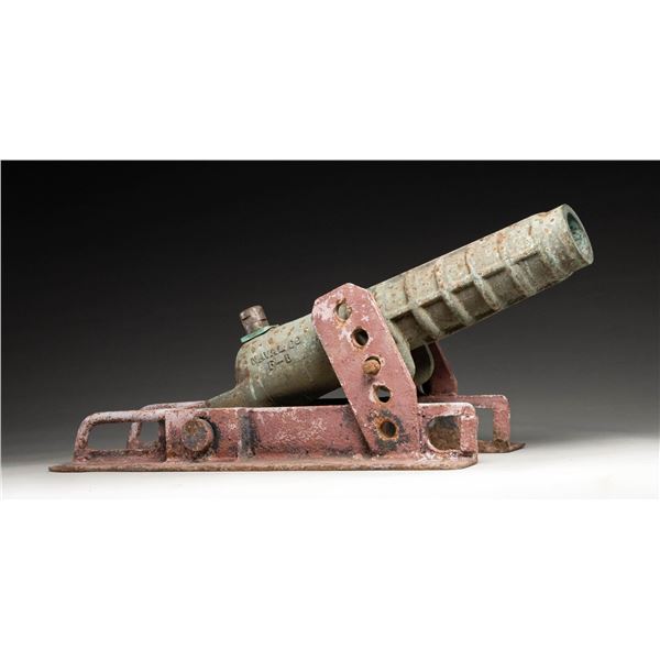 WAFFLE PATTERN LIFESAVING CANNON.