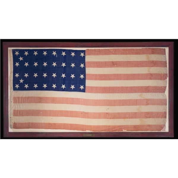 WONDERFUL 32 STAR FLAG WITH 2 ADDITIONAL STARS