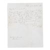 Image 1 : WARTIME ROBERT E LEE AUTOGRAPH LETTER SIGNED.