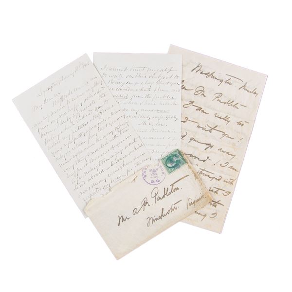 2 MILDRED CHILDE LEE AUTOGRAPH LETTERS SIGNED.