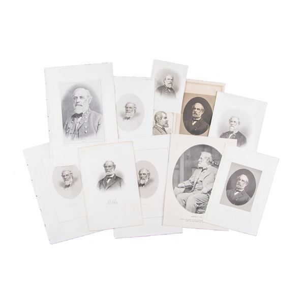 GROUP OF ROBERT E LEE ENGRAVED IMAGES.