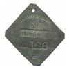 Image 1 : SLAVE HIRE TAG, CHARLESTON, FISHER, 1823.