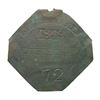 Image 1 : RARE SLAVE HIRE TAG, FRUITERER, 1849.