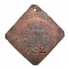 Image 1 : SLAVE HIRE TAG, CHARLESTON, SERVANT, 1840.