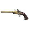 Image 2 : POSSIBLY BRITISH BRASS SCREW BARREL FLINTLOCK