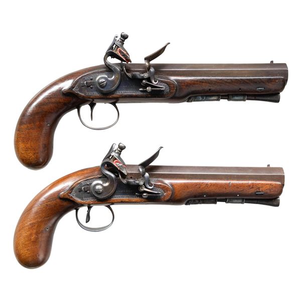 PAIR OF IRISH MAN STOPPING FLINTLOCK GREATCOAT