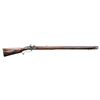 Image 1 : IMPRESSIVE HEAVY LONG BARREL FLINTLOCK JAEGER TYPE