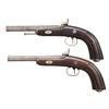 Image 3 : CASED SET OF BELGIAN PERCUSSION TARGET PISTOLS.