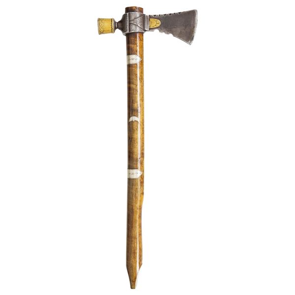 CONTEMPORARY PIPE TOMAHAWK BY WILLIAM BUCHELE.