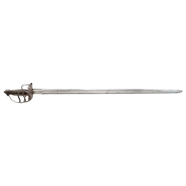 WONDERFUL EARLY BRITISH MORTUARY HILT BROADSWORD.