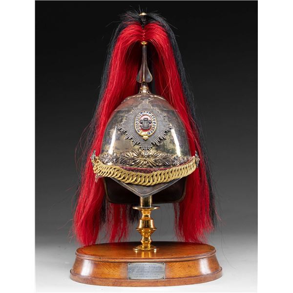 BRITISH 3rd DRAGOON GUARDS OFFICER'S DRESS HELMET
