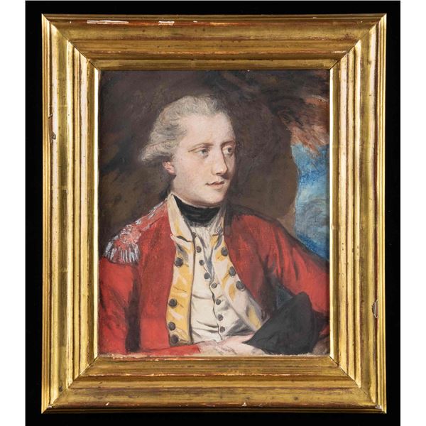 REVOLUTIONARY WAR ERA PORTRAIT OF A BRITISH