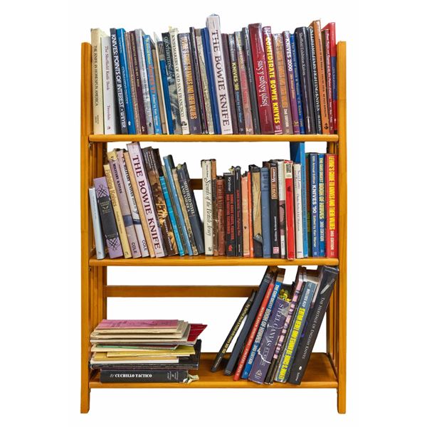 IMPORTANT BOWIE KNIFE BOOKS & KNIFE ARCHIVE.