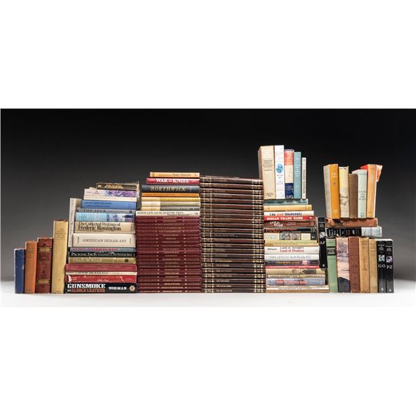 LARGE ASSORTMENT OF BOOKS RELATING TO WESTERN
