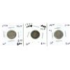 Image 1 : 1930 VG10, 1940 VG8, 1944 EF40 Canadian 10 Cents Coin.