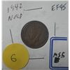 Image 1 : 1942 Newfoundland One Cent Coin - EF40.