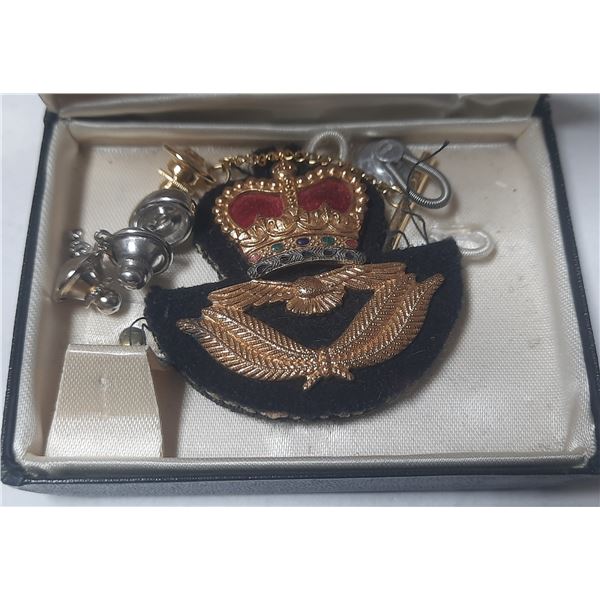 Royal Air Force (RAF) Officer's Cap  Badge.