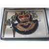 Image 1 : Royal Air Force (RAF) Officer's Cap  Badge.