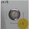 Image 1 : 1918 Canadian Silver Five Cents